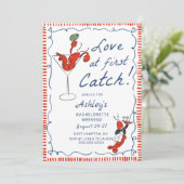 Coastal Humster Bachelorette Einladung (Stehend Vorderseite)