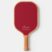 Coastal Humster Muster Monogram Pickleball Schläger (Vorderseite)