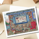 Coastal Ice Cream Shop Postkarte<br><div class="desc">Schicken Sie jemandem eine besondere Note mit dieser thematischen Postkarte des Unabhängigkeitstages, die ein originelles Aquarellbild eines malerischen, New England Eis Standes enthält. Im Rocket's Ice Cream Shop erwartet Sie ein niedliches Eis-Fenster an der Küste von Maine, wo Sie alle Ihre Lieblingsgeschmacksrichtungen bestellen, die schöne Aussicht genießen oder sogar eine...</div>