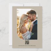 Coastal Juniper, Tidal Foam & Deep Reef Blue  Einladung (Rückseite)