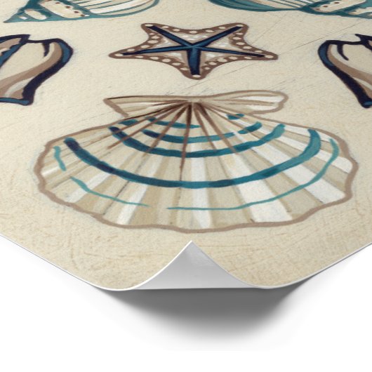 Coastal Kaleidoscope I Poster (Ecke)