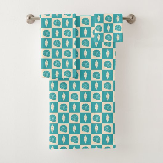 Coastal Karo Pattern Handtuch Set (Insitu)