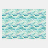 Coastal lebendige Geschenkpapier-Set von 3 Geschenkpapier Set (Vorderseite 3)