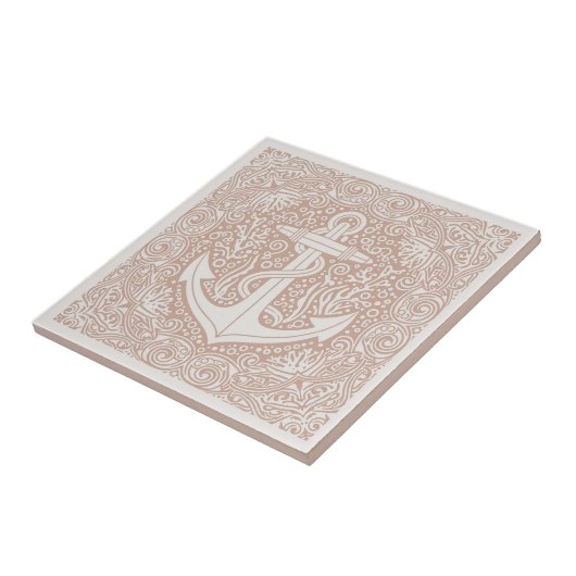 Coastal Life Series Anchor Coral D1208 Fliese (Seite)