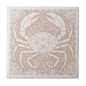 Coastal Life Series Crab Shell Coral D1208 Fliese (Vorderseite)