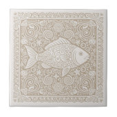 Coastal Life Series Fisch D1208 Fliese (Vorderseite)
