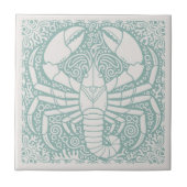 Coastal Life Series Seepferdchen Hummer D1208 Fliese (Vorderseite)