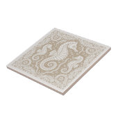 Coastal Life Series Seepferdchen Sand D1208 Fliese (Seite)
