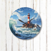 Coastal Lighthouse Große Wanduhr