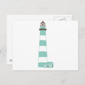 Coastal Lighthouse Postkarte (Vorne/Hinten)