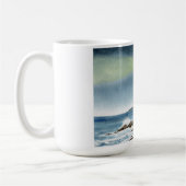 Coastal Lighthouse with Light Beam Kaffeetasse (Links)
