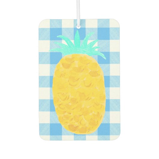 Coastal Living Summer Sky Check Autolufterfrischer (Vorderseite)