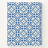 Coastal Lotus Tile Muster - The White Lotus Notizblock (Rückseite)