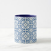 Coastal Lotus Tile Muster - The White Lotus Tasse (Zentrum)