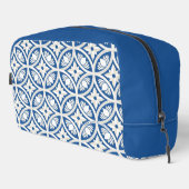 Coastal Lotus Tile Muster - The White Lotus Waschbeutel (Rechte Ecke)