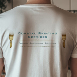 Coastal Luxe Malereiunternehmen T-Shirt