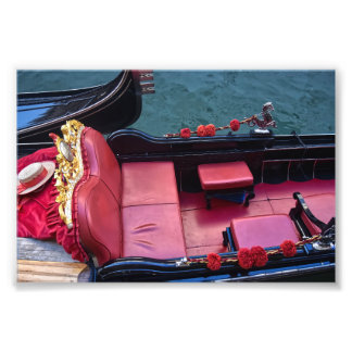 Coastal Luxury Gondola in Venice Fotodruck