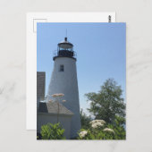 Coastal Maine Leuchtturm Postkarte (Vorne/Hinten)