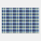 Coastal - Marine Blue, Blue-Grey, Orange, Lime... Geschenkpapier Set (Vorderseite 3)