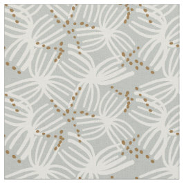 Coastal minimalist bohemian abstract - dusty blue stoff