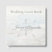 Coastal Minimalist Wedding Gästebuch (Vorderseite)