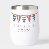 Coastal Nautical Beach Flags Personalized (Rückseite)