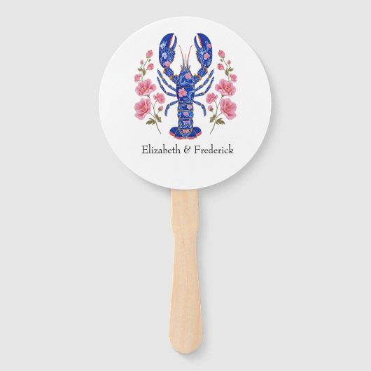 Coastal Nautical Beach Wedding Program Fächer (Vorderseite)