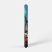 Coastal/nautical tiger shark & coral reef samsung galaxy hülle (Rechte Seite)