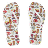 Coastal New England Foods Northeast America USA Badesandalen (Fußbett)