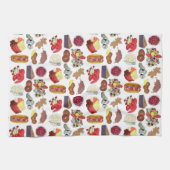 Coastal New England Foods Northeast America USA Geschirrtuch (Horizontal)