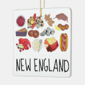 Coastal New England Foods Northeast America USA Keramikornament (Links)