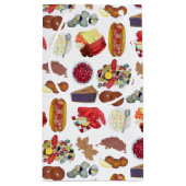 Coastal New England Foods Northeast America USA Kleine Geschenktüte (Rückseite)