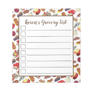 Coastal New England Foods Northeast America USA Notizblock