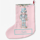 Coastal Nutcracker Großer Weihnachtsstrumpf (Rückseite)