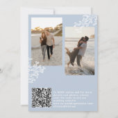 Coastal ocean beach destination wedding all in one einladung (Rückseite)