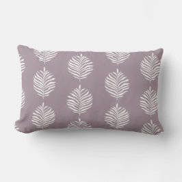 Coastal Palm Leaf Pattern Sea Fog Lendenkissen