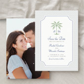 Coastal Palm Tree Hochzeit Save the Date
