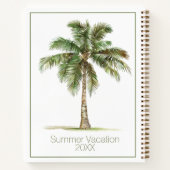 Coastal Palm Tree Personalized Notizblock (Rückseite)