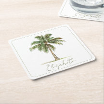Coastal Palm Tree Personalized Party