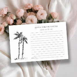Coastal Palm Tree Sketch Wedding Couple Ratschläge