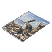 Coastal Pelican Seashell Beach Notebook Notizblock (Linke Seite)