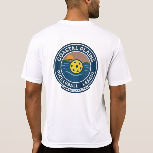 Coastal Plain Pickleball League T-Shirt (Rückseite)