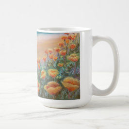 Coastal Poppies Coffee Tasse
