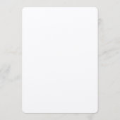 Coastal Rehearsal Dinner Wedding Menu Card Menükarte (Rückseite)