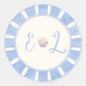 Coastal Runder Aufkleber (Vorderseite)