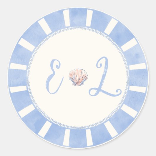 Coastal Runder Aufkleber (Vorderseite)