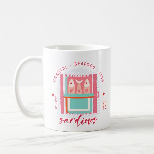 Coastal Sardines Italy Style Kaffeetasse (Links)
