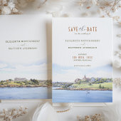 Coastal Save the Date Card - Newport, Rhode Island Einladung