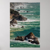 Coastal Scenic With Waves Poster (Vorne)