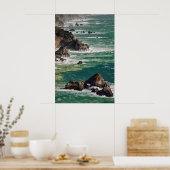 Coastal Scenic With Waves Poster (Küche)